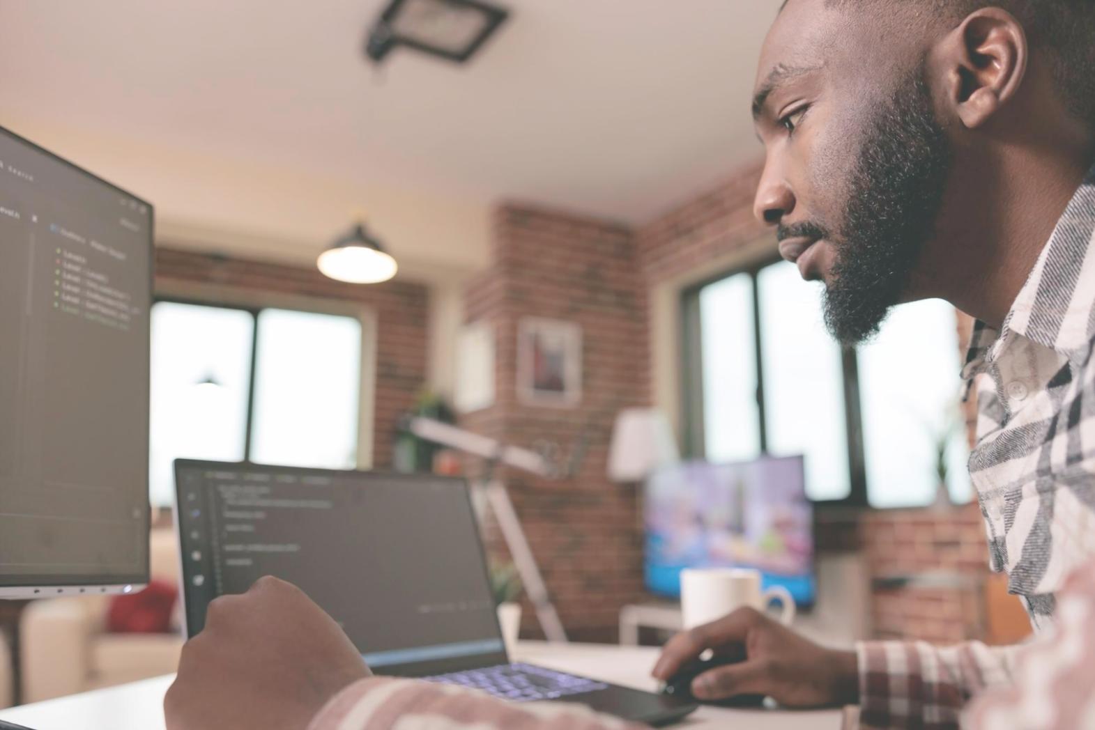 Server room infrastructure setup and cable management